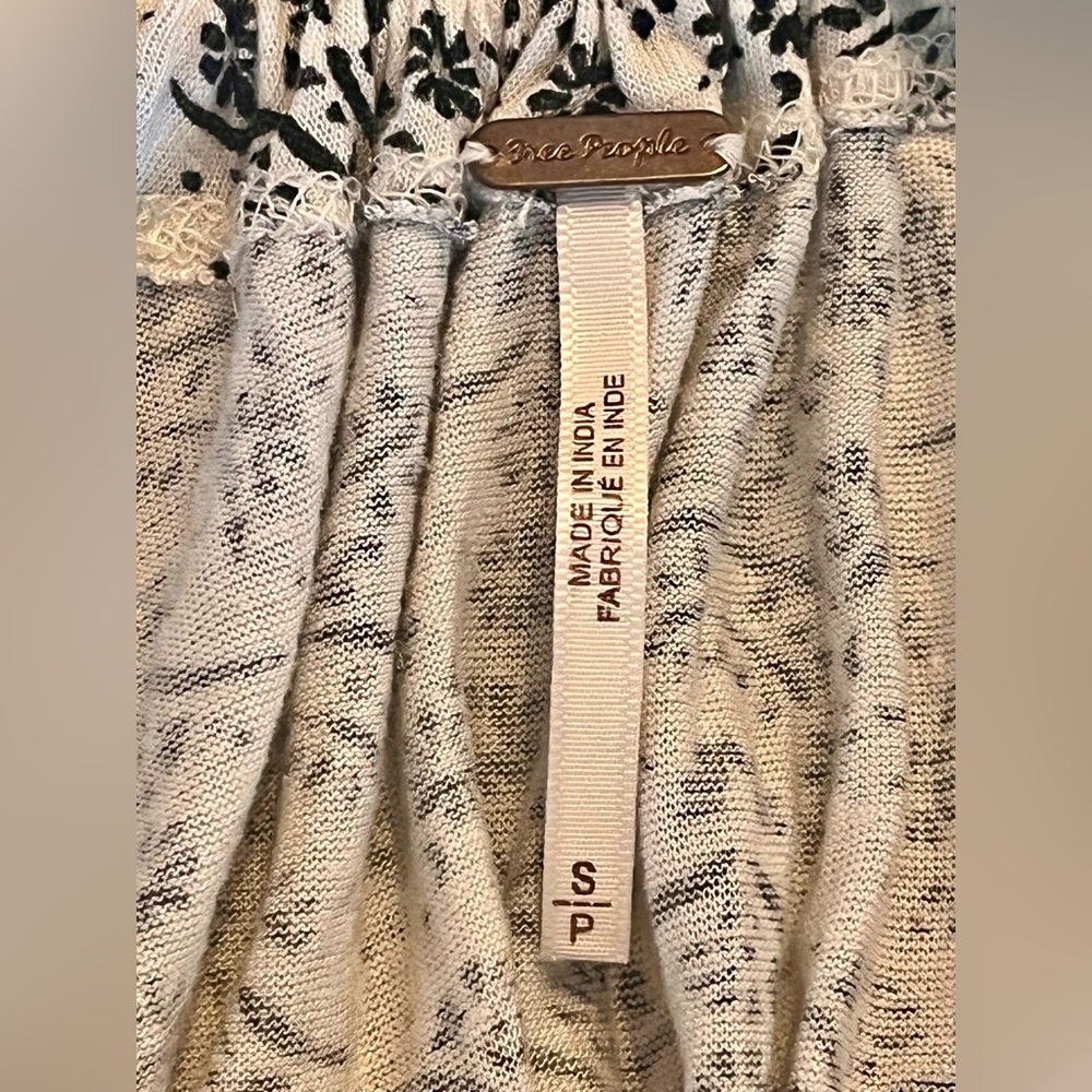 Free People Backless Dress - Cream and Orange - Picture 12 of 12